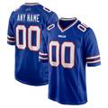 Yuxns Custom B.Bills Royal Royal Game Stitched Jerseys