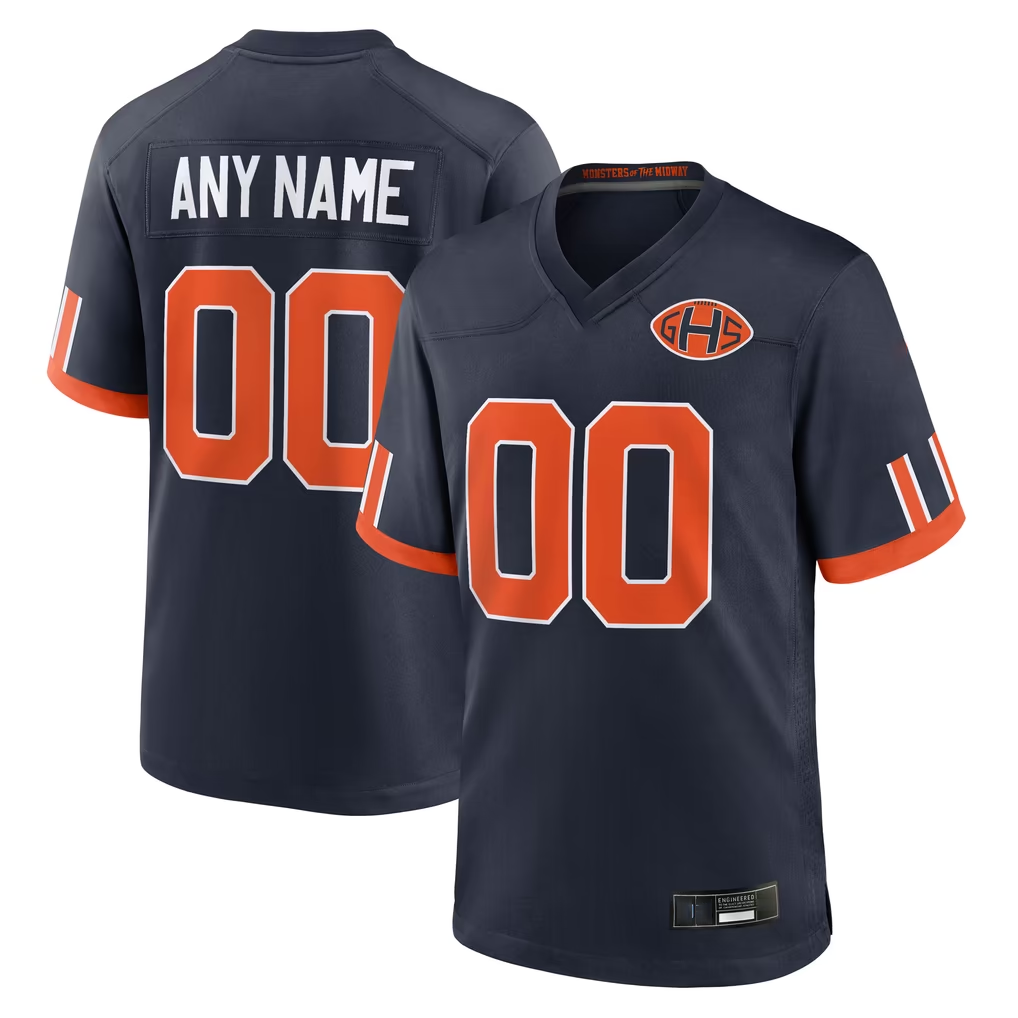Yuxns Custom C.Bears Navy  2026 Rivalries Collection Game Stitched Jerseys