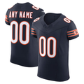 Yuxns Custom C.Bears Navy Vapor F.U.S.E. Elite  Stitched Jerseys