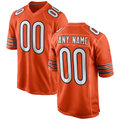 Yuxns Custom C.Bears Orange Alternate Custom Game Stitched Jerseys