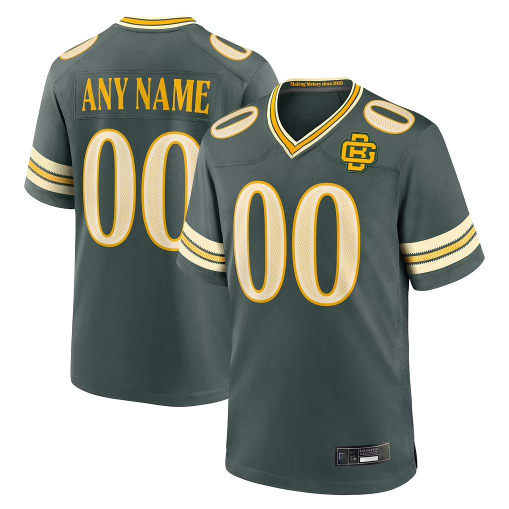 Yuxns Custom GB.Packers Green 2026 Rivalries Collection Game Stitched Jerseys