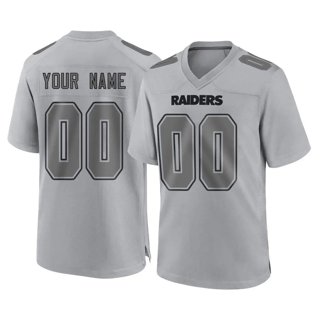 Yuxns Custom LV.Raiders Gray Atmosphere Fashion Limited Game Any Name & Numbers Stitched Jerseys