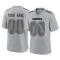 Yuxns Custom LV.Raiders Gray Atmosphere Fashion Limited Game Any Name & Numbers Stitched Jerseys