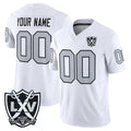 Yuxns Custom LV.Raiders White 2026 Vapor Limited Home Game Any Name & Numbers Stitched Jerseys