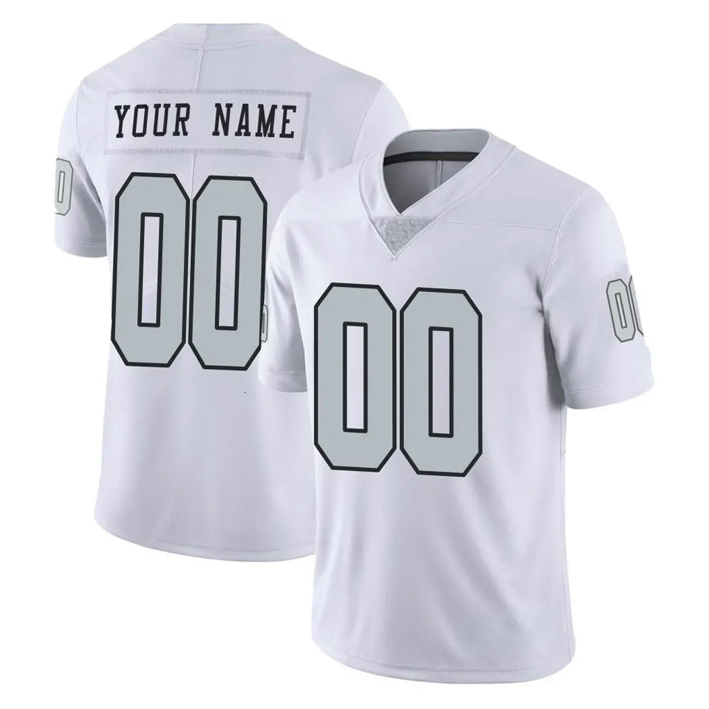Yuxns Custom LV.Raiders White Limited Color Rush Home Game Any Name & Numbers Stitched Jerseys