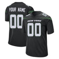 Yuxns Custom NY.Jets Black Home Game Any Name & Numbers Stitched Jerseys