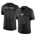 Yuxns Custom NY.Jets Black Limited Reflective Home Game Any Name & Numbers Stitched Jerseys