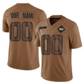 Yuxns Custom NY.Jets Brown Salute To Service Limited Any Name & Numbers Stitched Jerseys