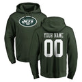 Yuxns Custom NY.Jets Green LOGO Pullover Hoodies Limited Game Any Name & Numbers Stitched Jerseys