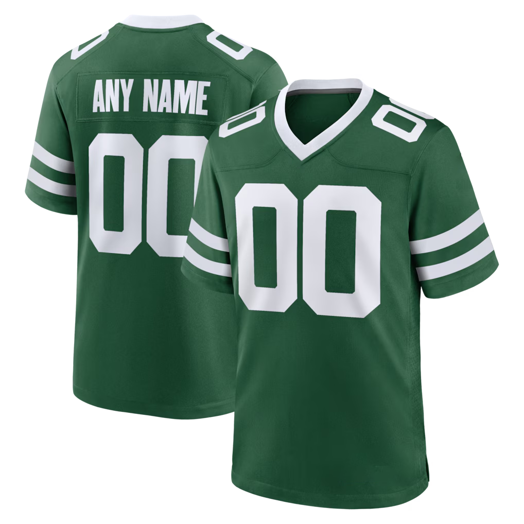 Yuxns Custom NY.Jets Legacy Green Game Stitched Jerseys