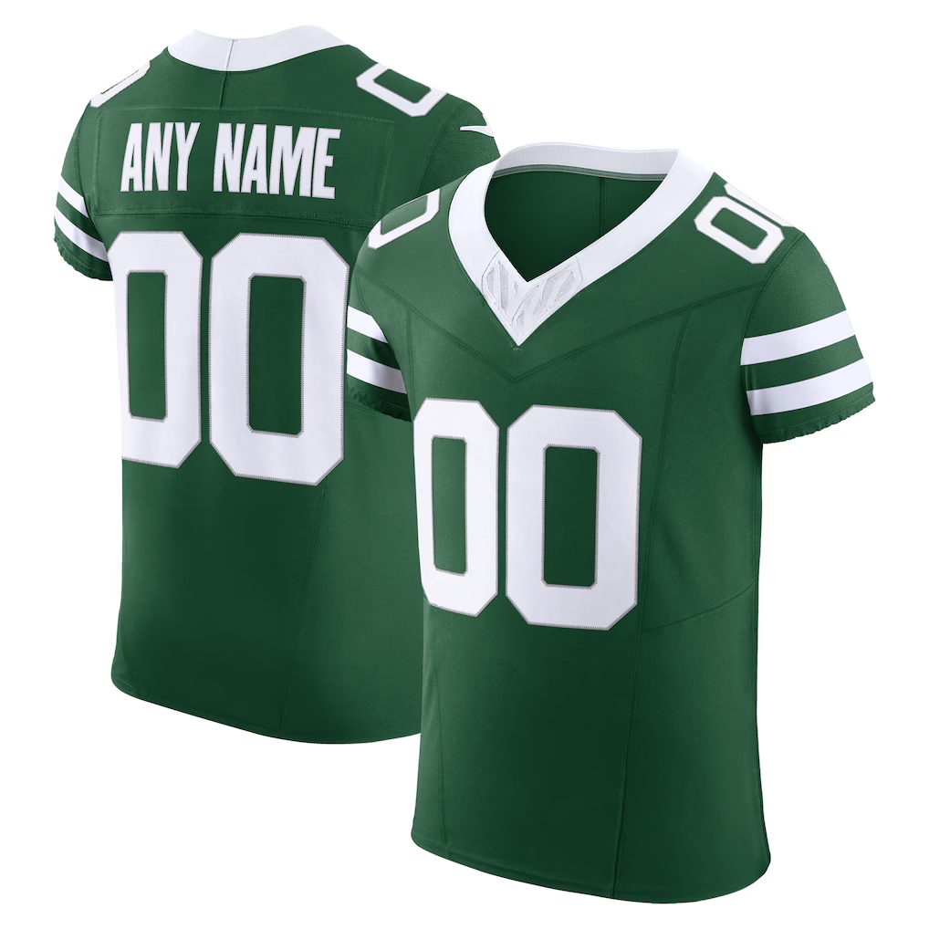 Yuxns Custom NY.Jets Legacy Green Vapor F.U.S.E. Elite Stitched Jerseys