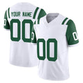 Yuxns Custom NY.Jets White Limited Classic Vapor F.U.S.E. Home Game Any Name & Numbers Stitched Jerseys