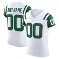 Yuxns Custom NY.Jets White Vapor F.U.S.E. Elite Stitched Jerseys