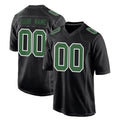 Yuxns Custom P.Eagles Carbon Green Fashion Home Game Any Name & Numbers Stitched Jerseys