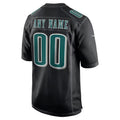 Yuxns Custom P.Eagles Midnight Black Fashion Game Stitched Jerseys