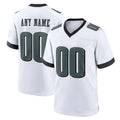 Yuxns Custom P.Eagles White Game Home Any Name & Numbers Stitched Jerseys