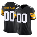 Yuxns Custom P.Steelers Black Limited Alternate Vapor F.U.S.E. Home Game Any Name & Numbers Stitched Jerseys