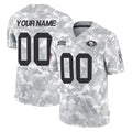 Yuxns Custom SF.49ers Arctic Camo Limited Salute To Service Home Game Any Name & Numbers Stitched Jerseys