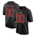 Yuxns Custom SF.49ers Black Fashion Home Game Any Name & Numbers Stitched Jerseys