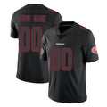 Yuxns Custom SF.49ers Black Impact Limited Home Game Any Name & Numbers Stitched Jerseys