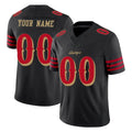 Yuxns Custom SF.49ers Black Limited Rivalries Collection Home Game Any Name & Numbers Stitched Jerseys
