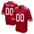 Yuxns Custom SF.49ers Red Home Game Any Name & Numbers Stitched Jerseys