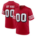 Yuxns Custom SF.49ers Red Limited Alternate Vapor Home Game Any Name & Numbers Stitched Jerseys