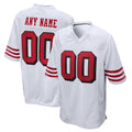 Yuxns Custom SF.49ers White Limited Home Game Any Name & Numbers Stitched Jerseys