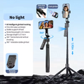 Yuxns FANGTUOSI 192cm Tripod for Smartphone 360°Auto-Rotation Shooting Selfie Stick Phone Stand AI Face Following, with Remote Control