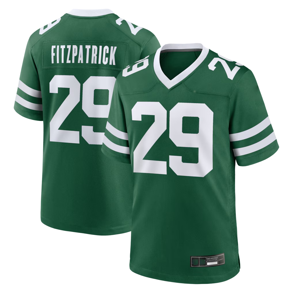 Yuxns NY.Jets #29 Minkah Fitzpatrick Legacy Green Game Stitched Jerseys