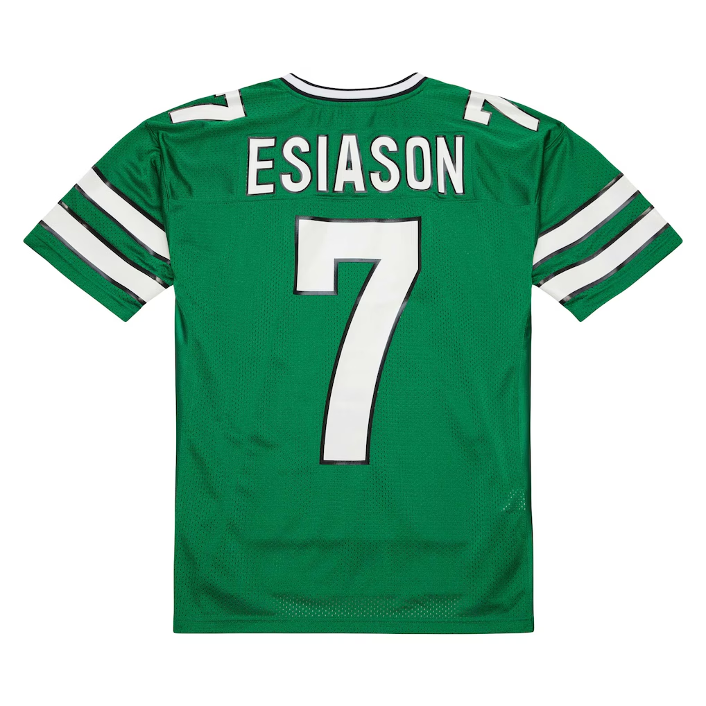 Yuxns NY.Jets #7 Boomer Esiason Mitchell & Ness Kelly Green 1993 Authentic Throwback Retired Player Pocket  Puhic Stitched Jerseys