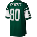 Yuxns NY.Jets  #80 Wayne Chrebet Mitchell & Ness Green Legacy Replica Stitched Jerseys