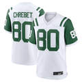 Yuxns NY.Jets #80 Wayne Chrebet White Retired Player Alternate Game Stitched Jerseys