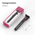 Yuxns Ulanzi MT-44 B 2-in-1 Selfie Stick Tripod for Camera Smartphones Dual-Camera Shooting Portable Selfie Tripod for Outdoor Trave